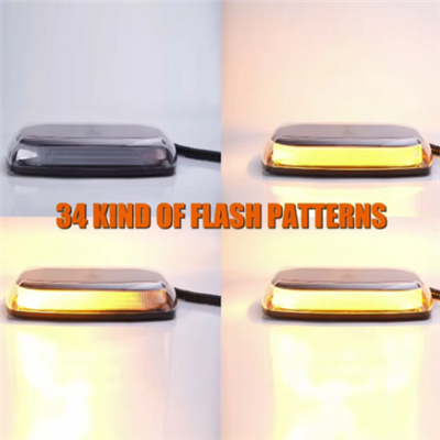 10 Functions Amber Emergency Strobe Light best