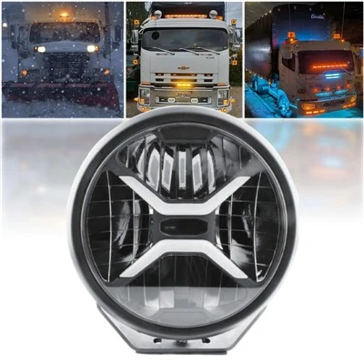 Gaya Eropa 85W 9 ''Laser Bulat Tempat Mengemudi Mobil 10-30V DC 4000 Lm Lampu Kerja LED