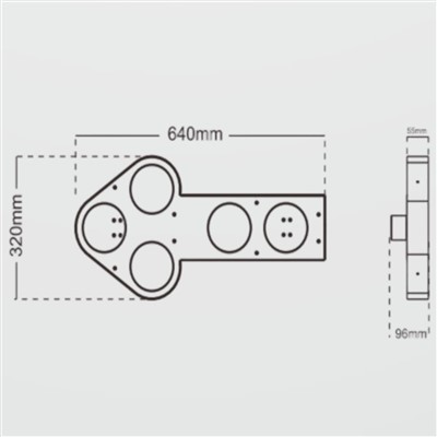 Remote-Controlled LED 10-36V Traffic Arrow Board Light Construction Strobe For Truck Road Safety New Car Light Accessories price