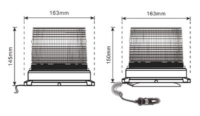 Heavy Duty LED Warning Beacon Light price