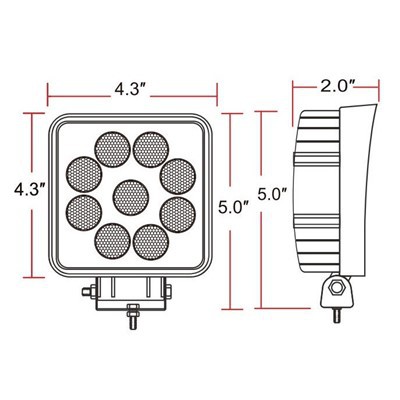 Sprayer Boom Blue Work Light price